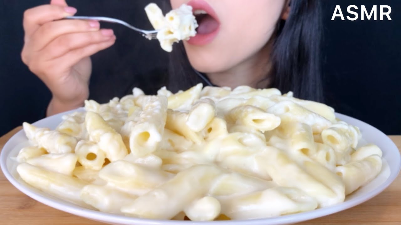 ASMR MAC & CHEESE *Penne pasta | Mukbang 먹방 (Eating Sounds)