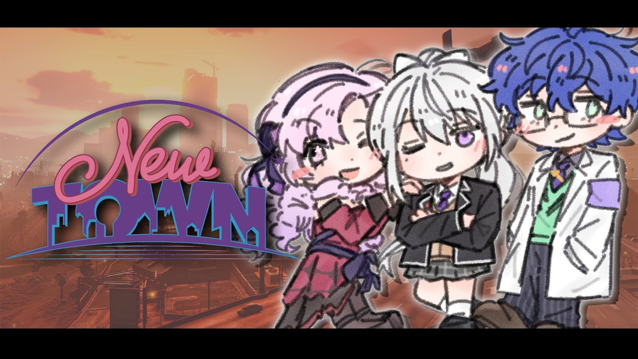 【NEWTOWN】まめねこ旅行部！１日限りのNEWなTOWN😹🌱🧨🏎🌇【にじさんじ / 樋口楓】