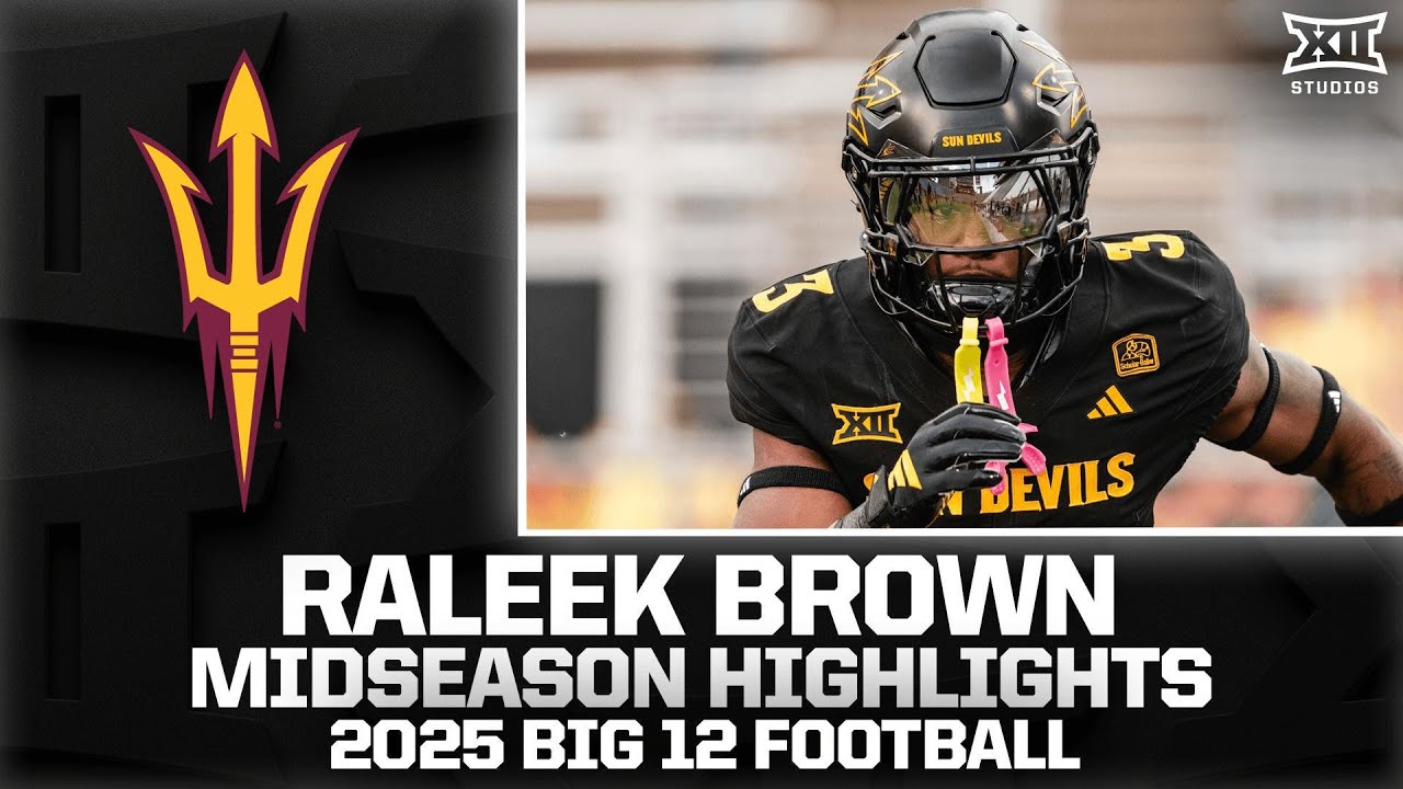 Raleek Brown Midseason Highlights | 2025 Big 12 Football