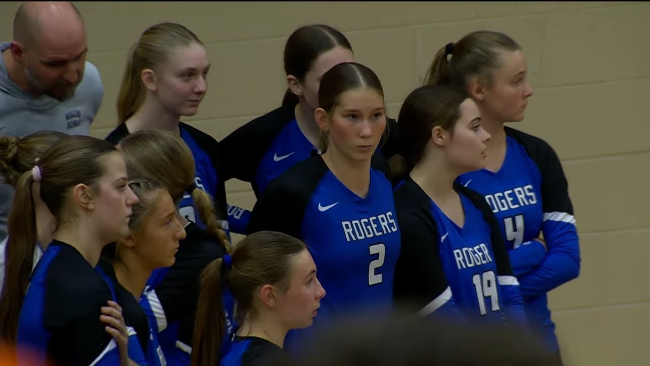 Section 5AAAA Girls Volleyball Final Champlin Park vs. Rogers