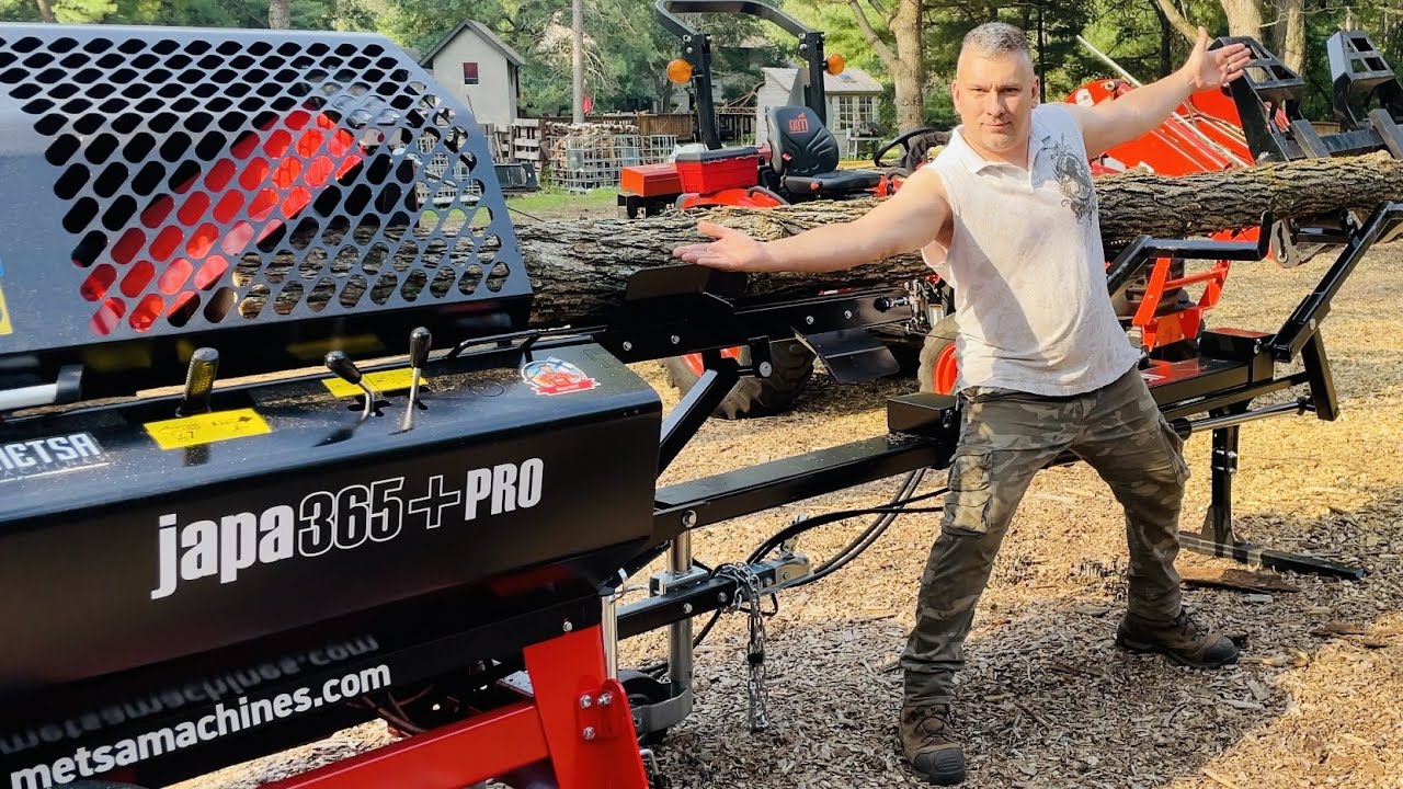 Making Firewood with the Japa 365+ Pro Firewood Processor