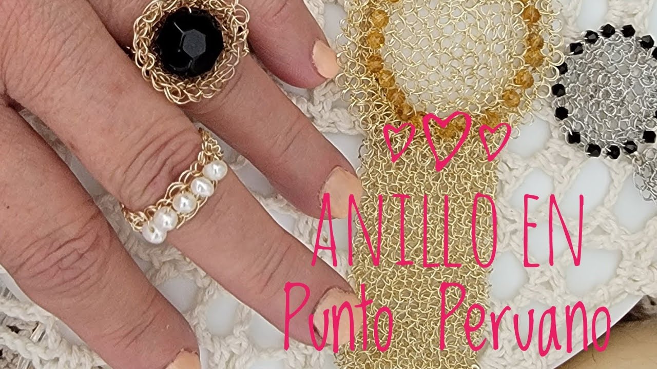 Anillo en Punto Peruano Técnica Tubular Curso de Bisutería y Alambrismo Parte 1 #daisyramosyoutube