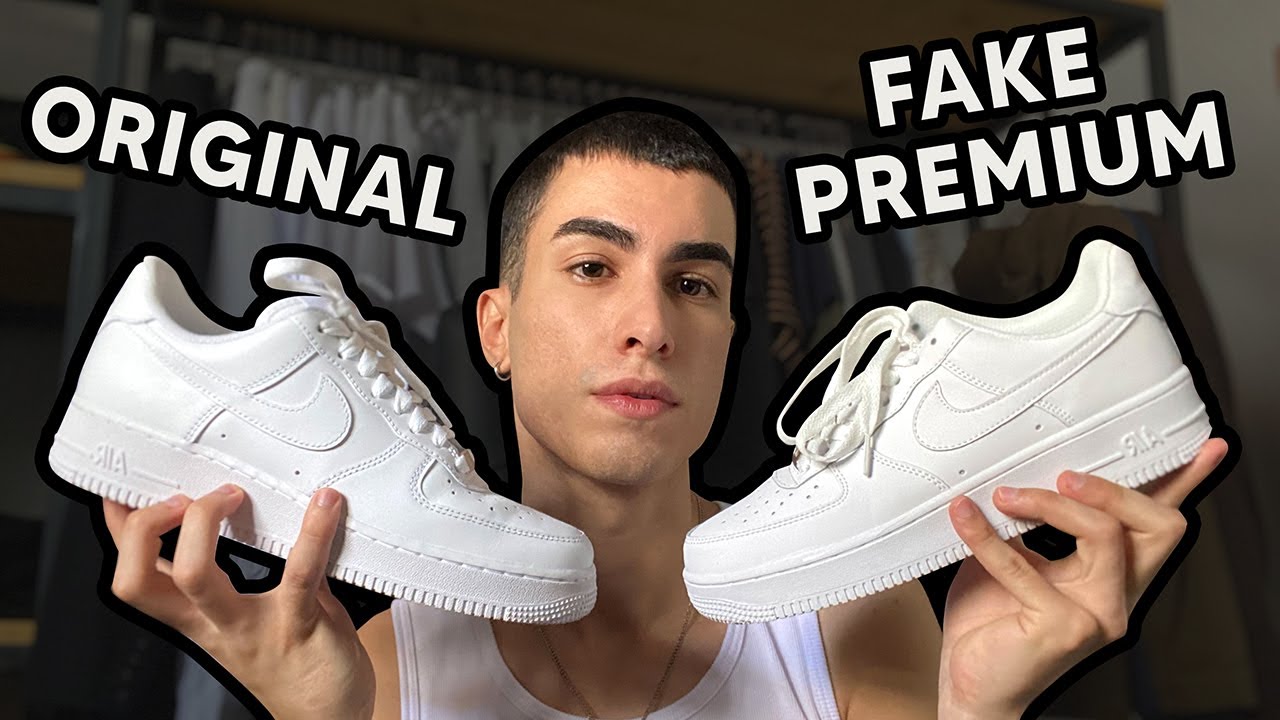 AIR FORCE PREMIUM DA SHOPEE VS AIR FORCE DA NIKE (VALE A PENA?) Unboxing & Onfeet