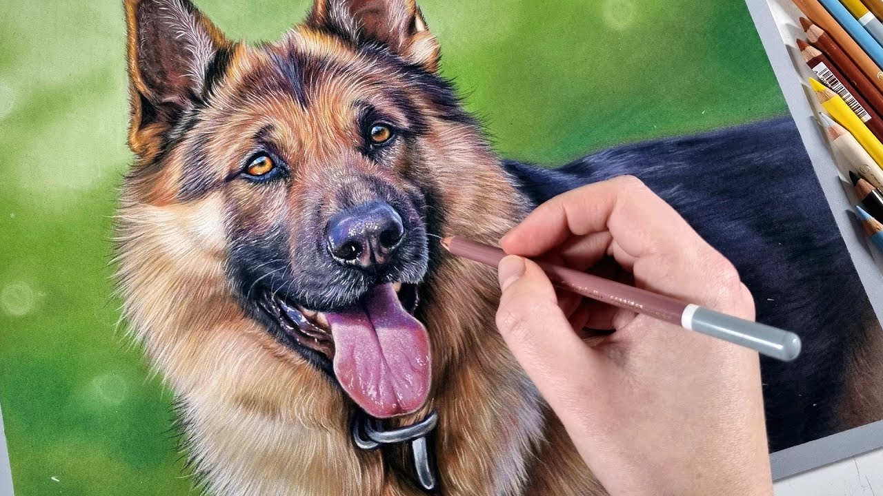I'm Back! Photo Realistic TONGUE in pastels | Real Time tutorial
