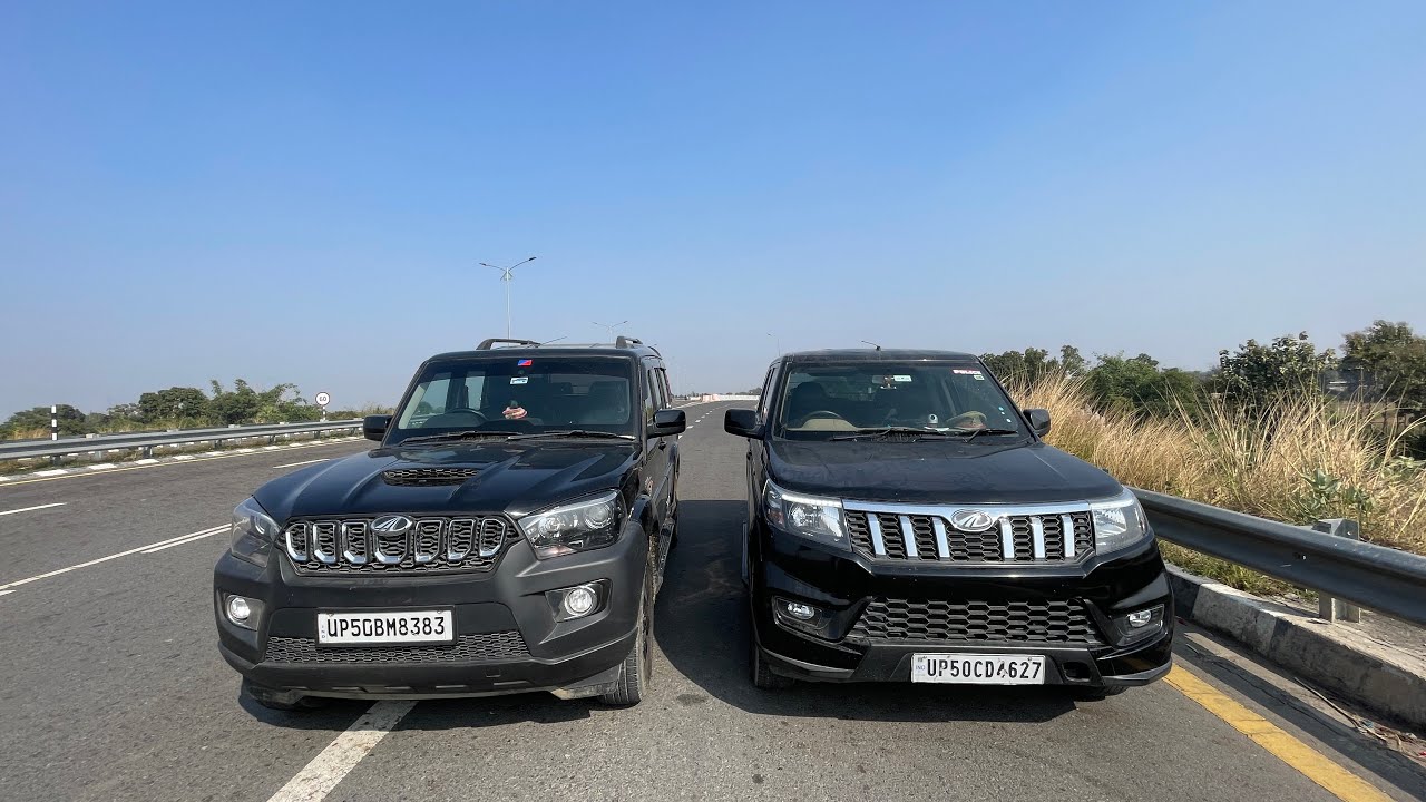 Scorpio s11 vs  Bolero neo n10 || Scorpio s11 vs Bolero neo n10 Drag race