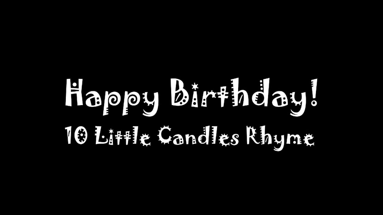 10 Little Candles
