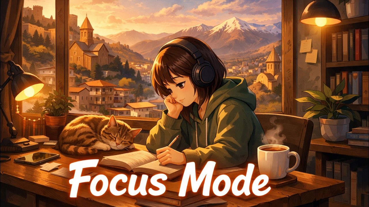 Focus Mode - 1 Hour Lofi Beats for Deep Work, Study, Relax & Creative Flow | Chill Background Music