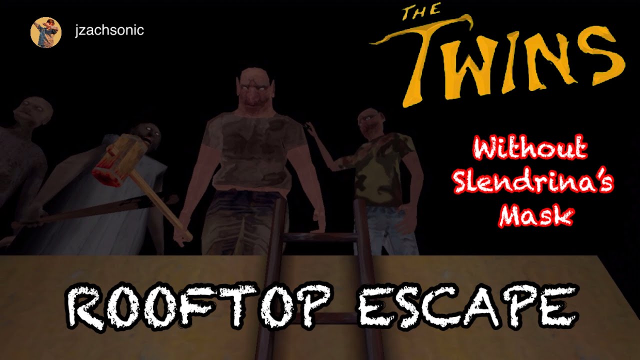 The Twins Rooftop Escape Without Slendrina&rsquo;s Mask | Full Gameplay