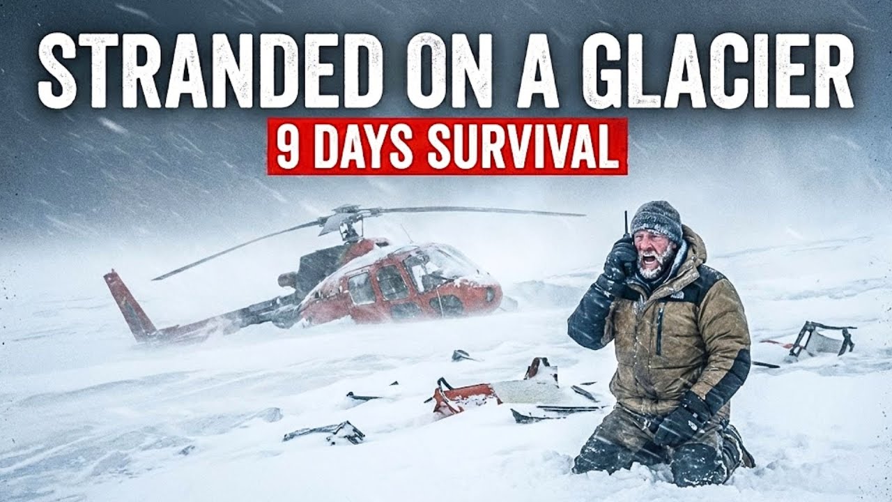 Stranded on a Glacier: 9 Days Survival After Helicopter Crash in a Blizzard