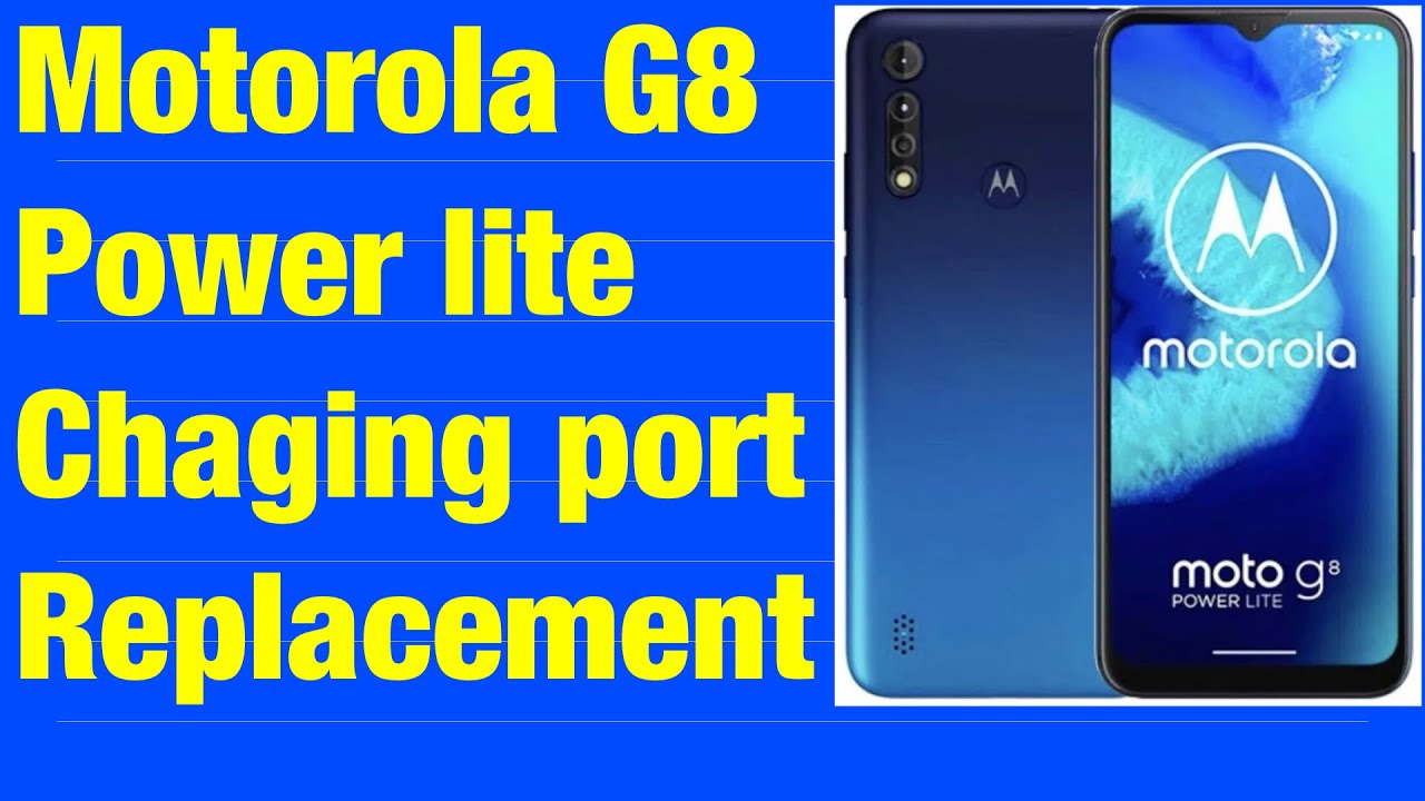 Moto G 8 power lite charging port replacement.how to change charging port on moto g8 power lite