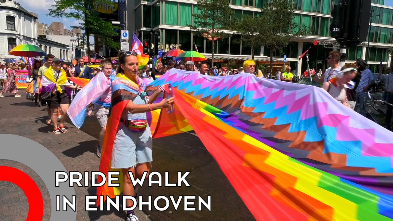 Zo vierde Eindhoven de allereerste Pride Walk