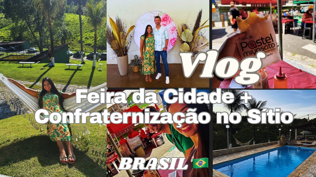 Fomos à Feira da Cidade! Pastel com Caldo de Cana e Confraternização no Sítio