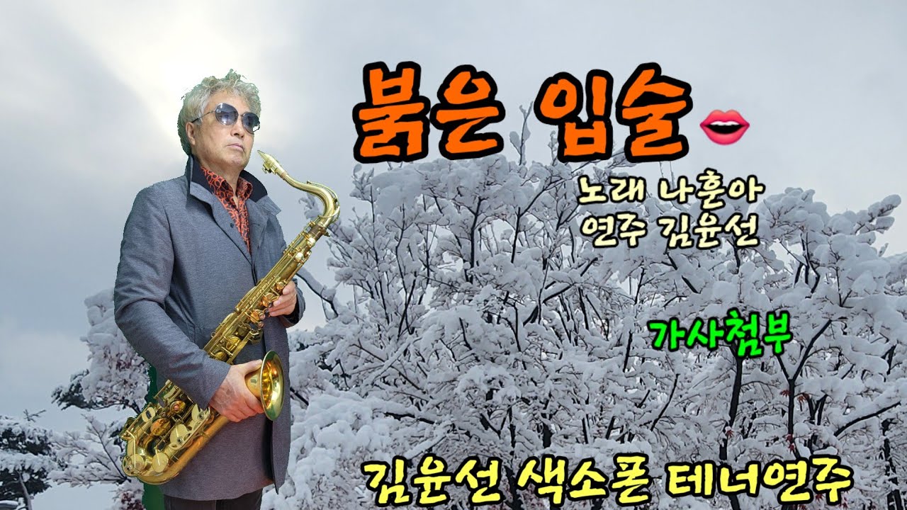 #붉은입술 (니훈아)                                      #테너색소폰 #연주_김윤선