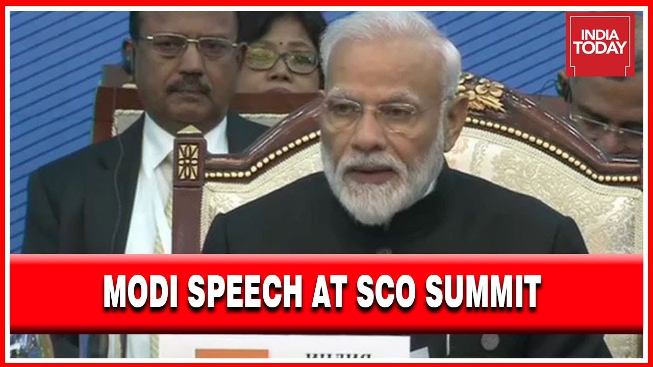 PM Modi Addresses World Leaders At SCO Summit, Embarrasses Pak | LIVE