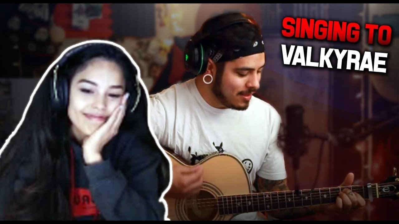 SINGING to VALKYRAE on Stream! (w/ chat reactions)