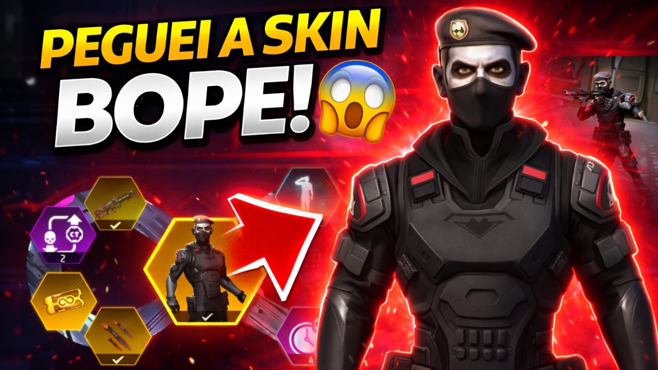 ESSA NOVA SKIN DO BOPE É ABSURDA! 😳(Prime rush)