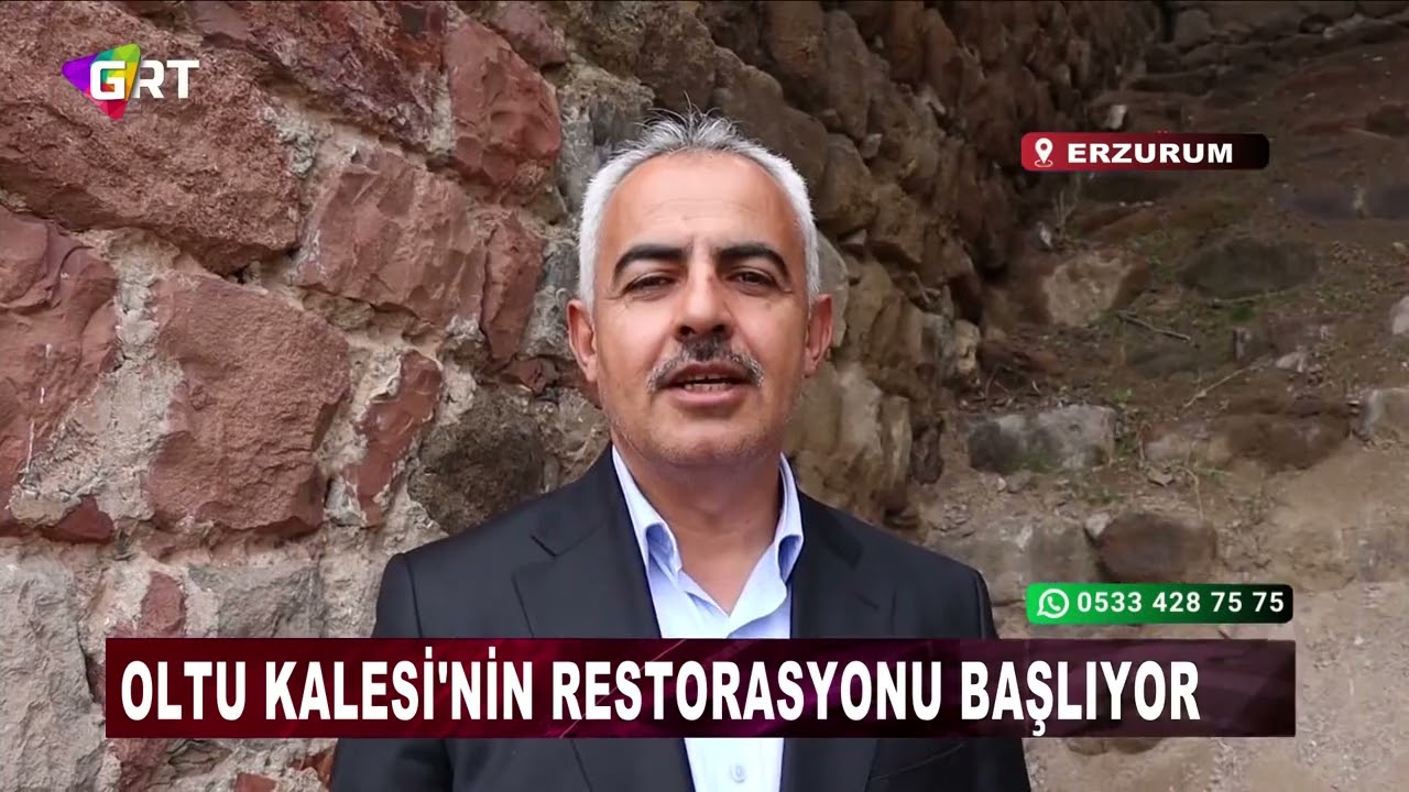 Oltu Kalesi'nin restorasyonu başlıyor