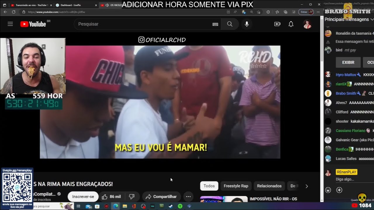 RENAN REAGINDO A VACILOS NA RIMA KKKKKKKKKKKKKKKKKKKKKKKKK