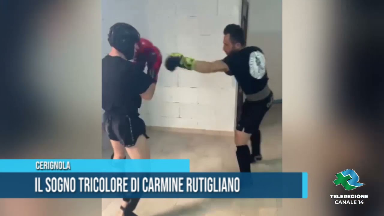 CERIGNOLA Il sogno tricolore di Carmine Rutigliano TG Teleregione 15 05 2021