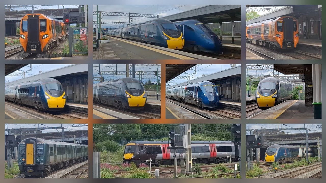 Fast Trains At Nuneaton (WCML) 07/06/25