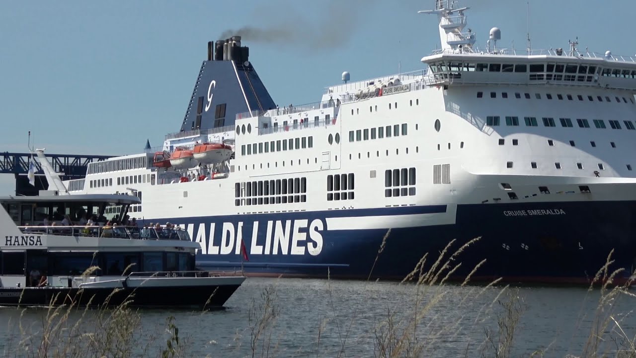 Shipspotting Lübeck Priwall / Travemünde 2023 Skandinavien Fähre Ostsee Schiffe beobachten