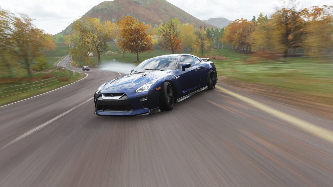 Nissan GTR R35 2017 Gameplay Forza Horizon 4 (Xbox One S)
