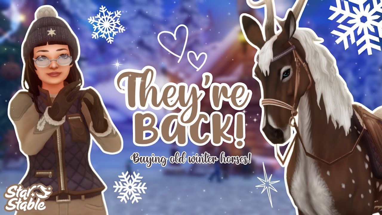 Покупка старых зимних лошадей и выполнение новых заданий! | Star Stable Online