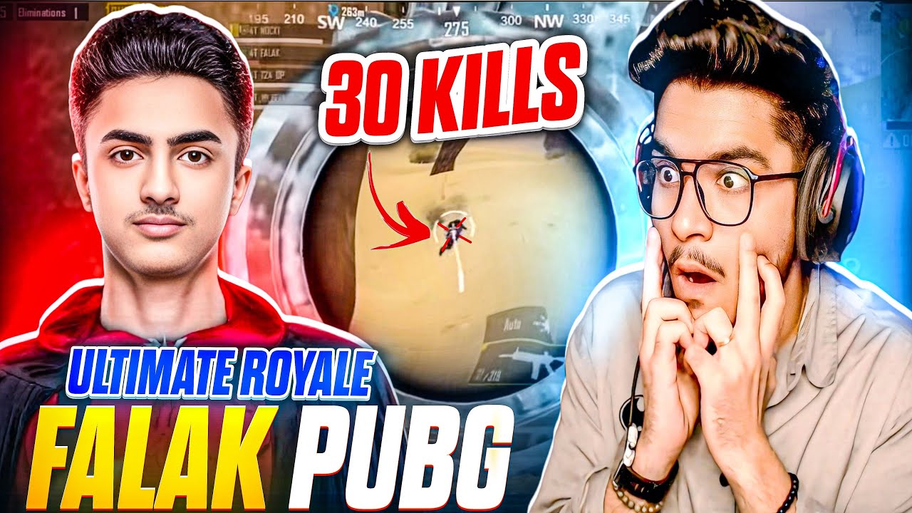 HIGHEST KILLS RECORD BY *IC 4T FALAK* Plays Ultimate Royale? 😲FALAK BEST Moments in PUBG