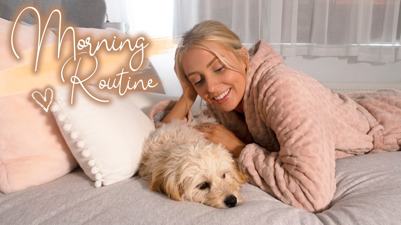 my morning routine with a puppy 🐶🤎 AD