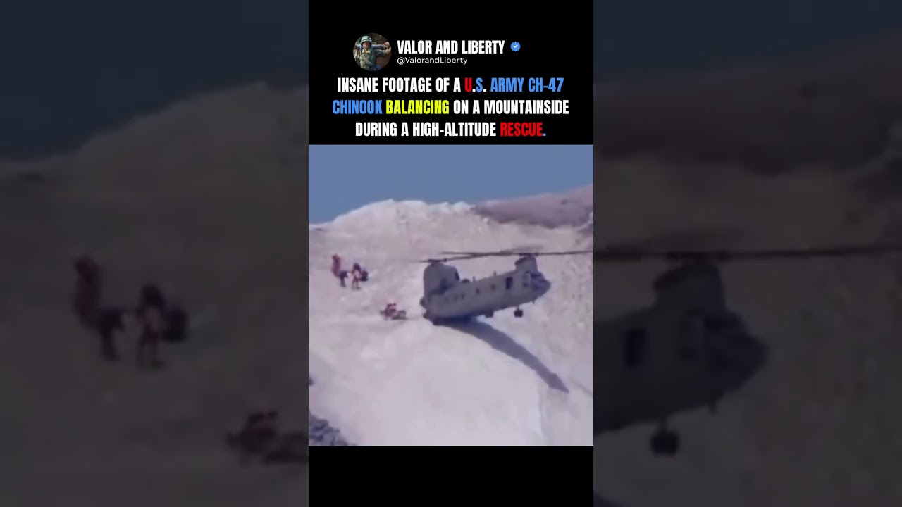 The Chinook Rescue That Never Fully Landed #military #shorts