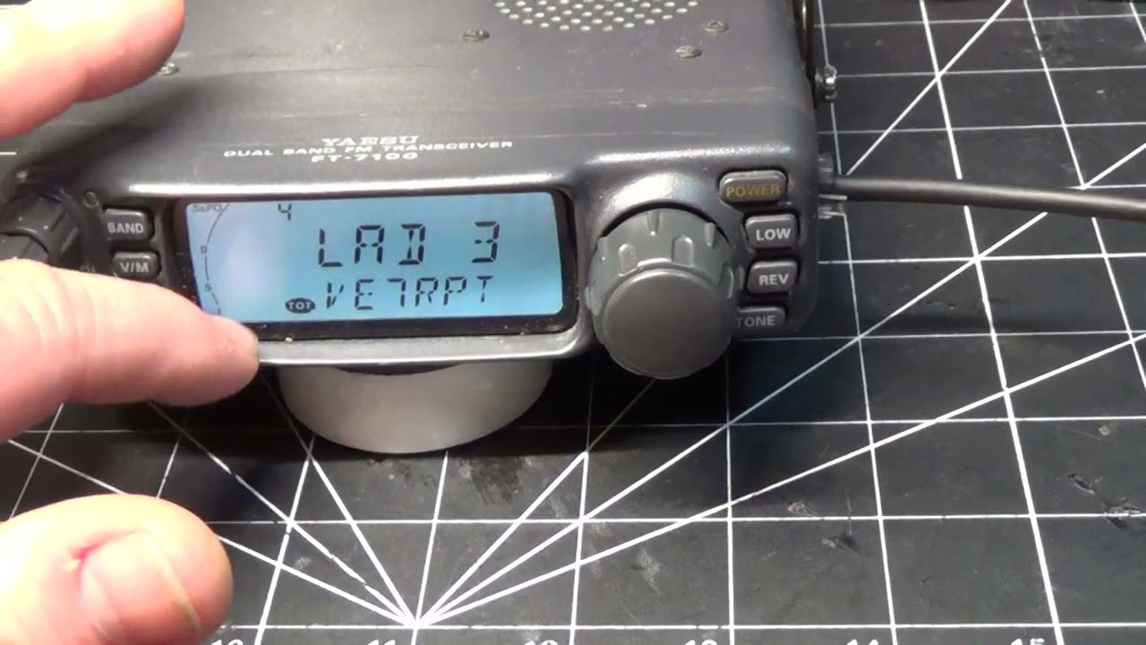Yaesu FT-7100M Dual bander with LED upgrades