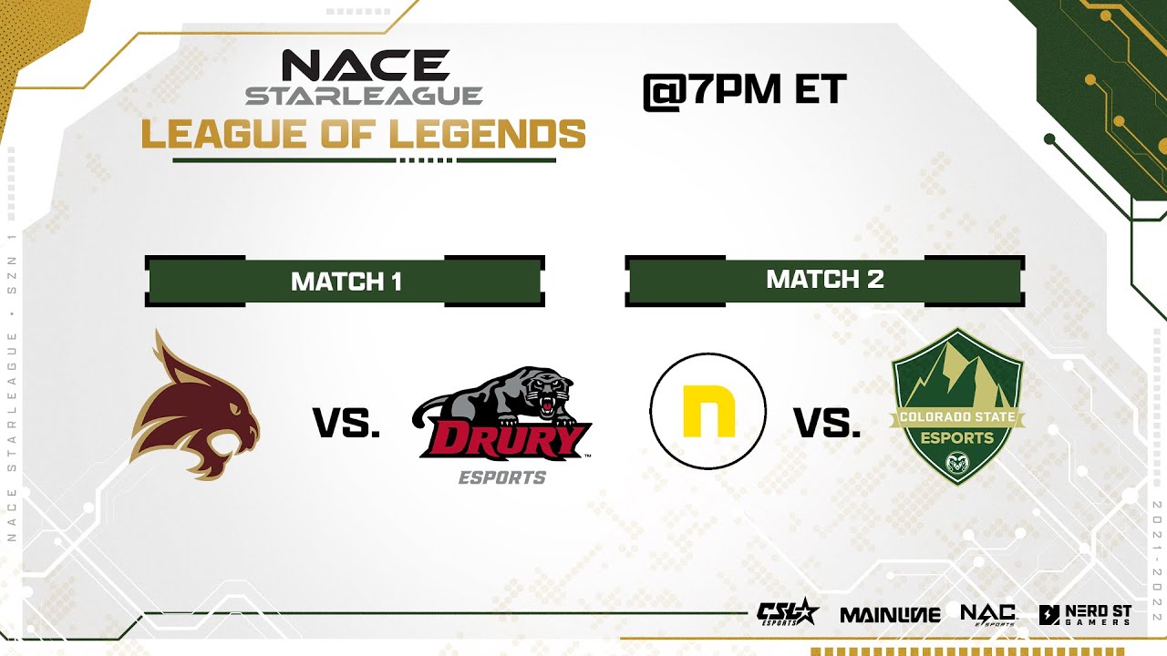 NACE Starleague Fall 2021: League of Legends Week 1