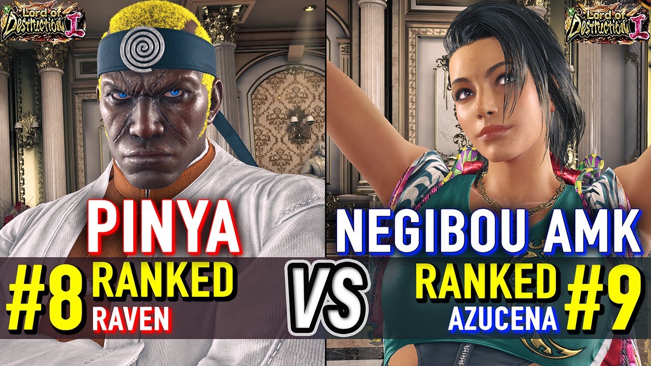 T8 🔥 PINYA (#8 Ranked Raven) vs NEGIBOU AMK (#9 Ranked Azucena) 🔥 Tekken 8 High Level Gameplay