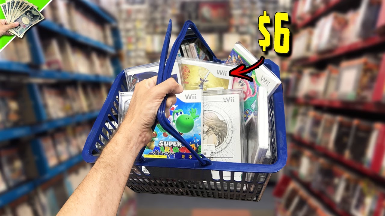 ¿Cuántos JUEGOS de WII COMPRARÉ con $100 en JAPÓN? | RETO Nintendo WII