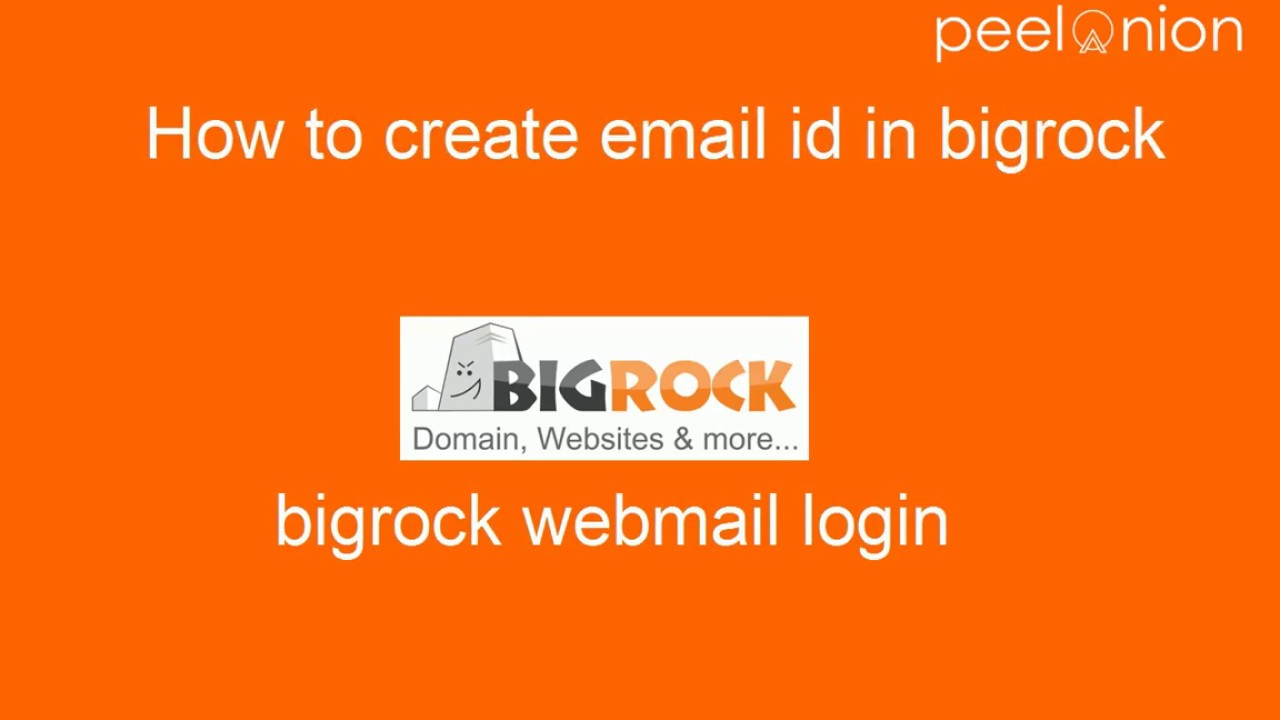 How to create email id in bigrock? Bigrock webmail login