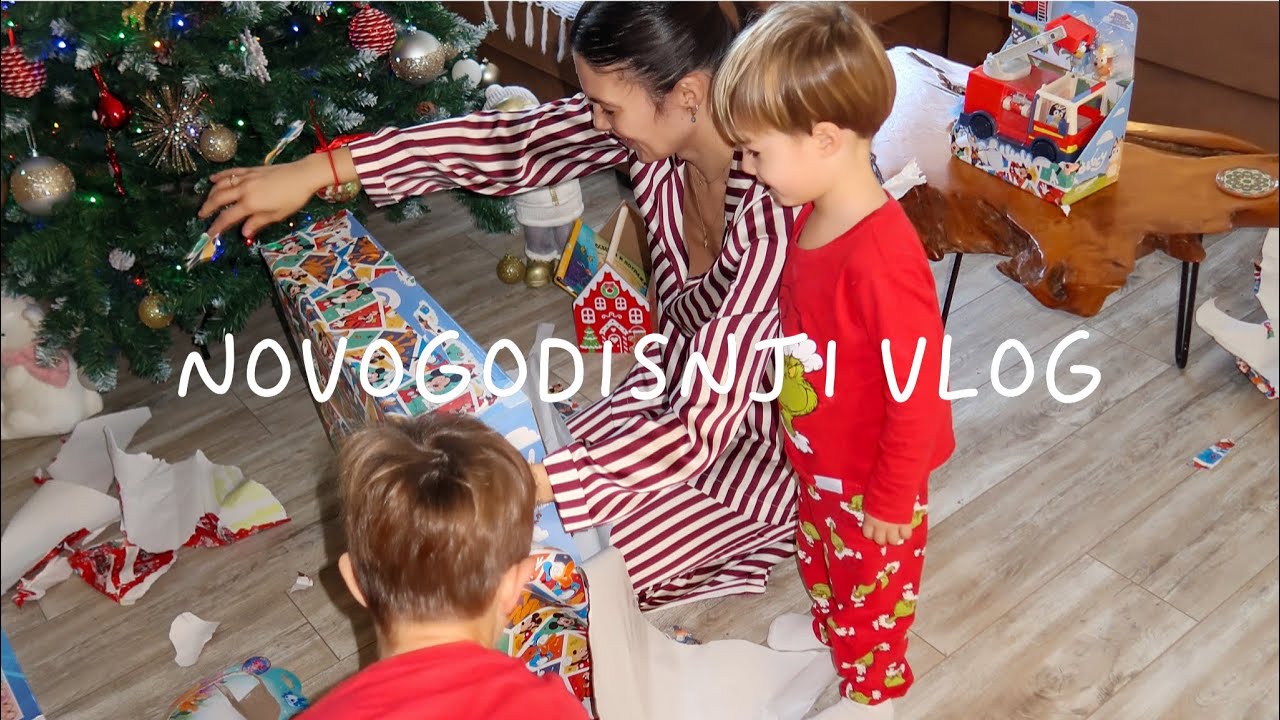 Novogodisnji vlog | Paketici, potaz od bundeve, sminkanje sa Matom, ciscenje i igranje ✨ 