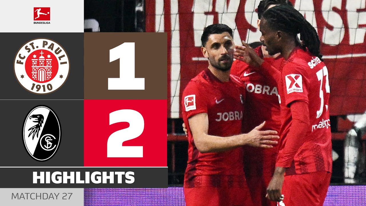 Matanovic At The Double! | ST. PAULI - SC FREIBURG | Highlights | Matchday 27 &ndash; Bundesliga 2025/26