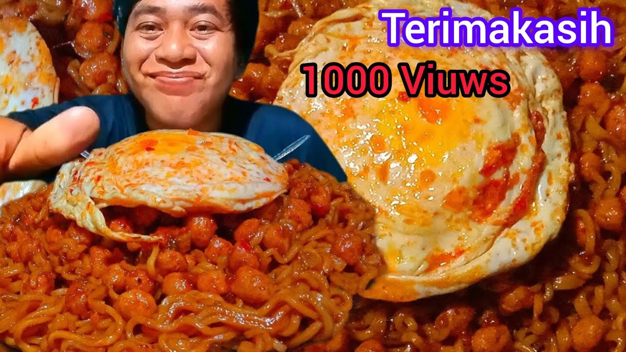 ASMR Viral Menu Gacor Mie Kacang Goreng Pedas Manis Bikin Lidah Bergetar