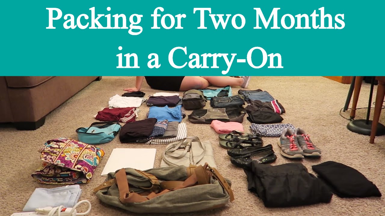 Packing for Two Months in a Carry-on