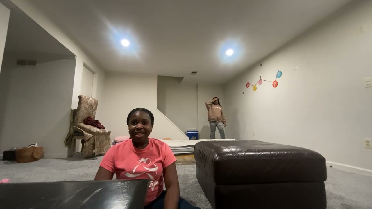 ￼Part two of me and my friend doing gymnastics.