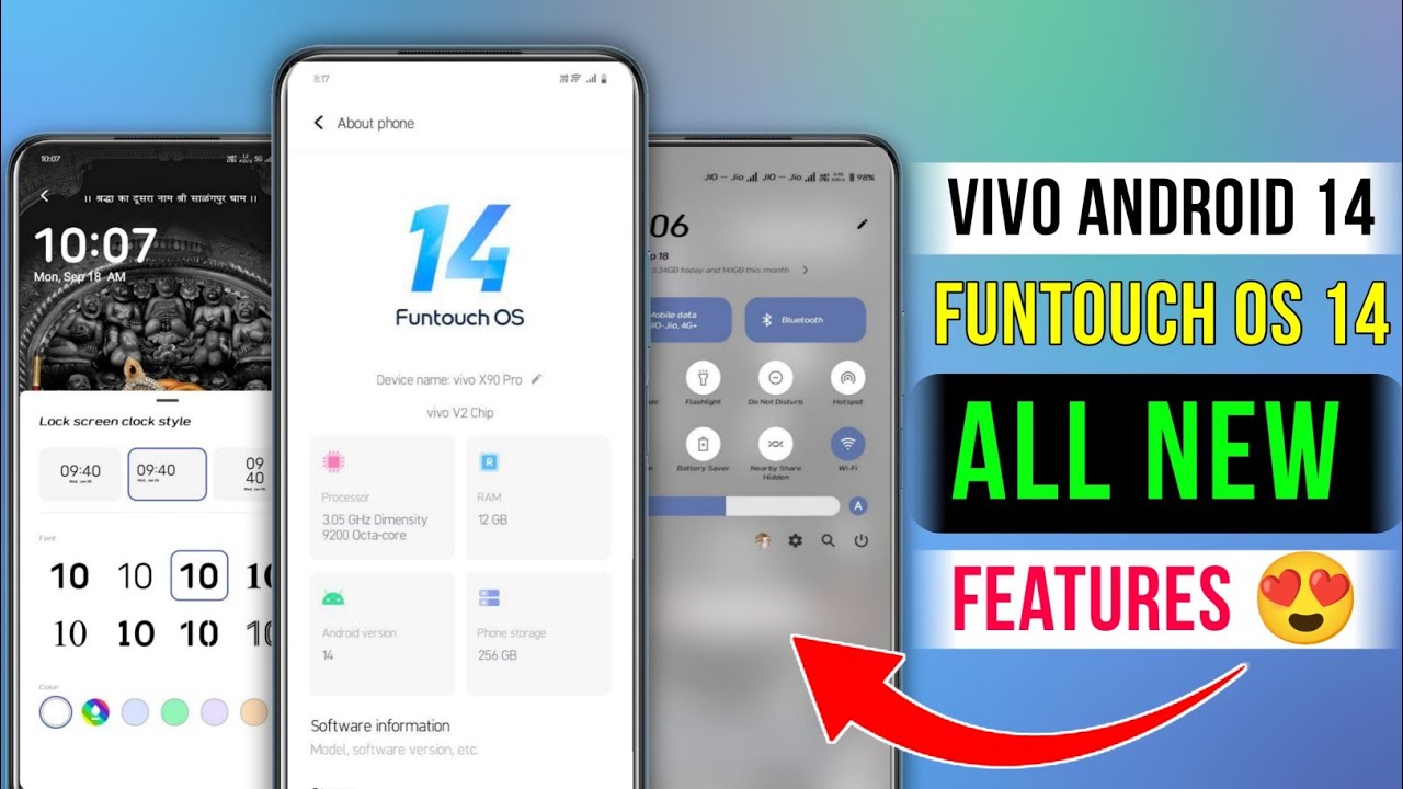 Vivo Funtouch Os 14 : Beta 1 All Features ☺️ | Vivo Android 14 Update For Vivo V27,V25,V23,T15G,X60