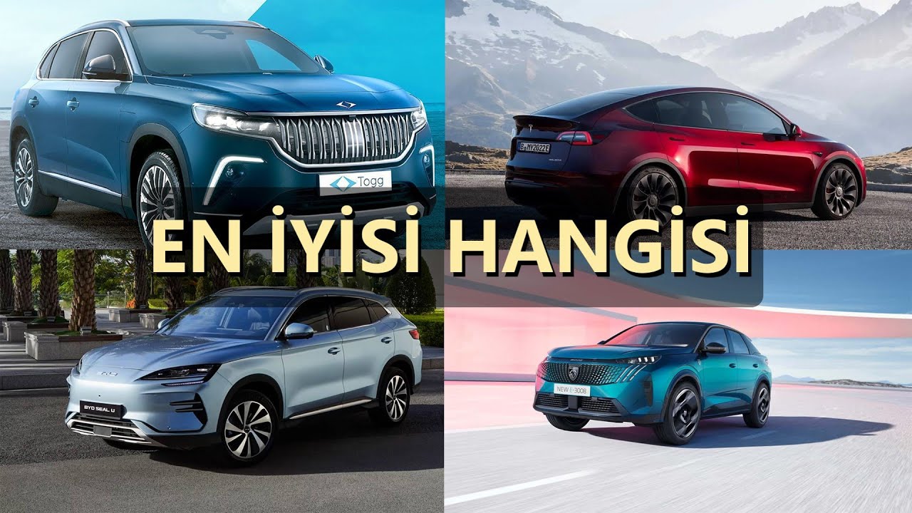 HANGİ ELEKTRİKLİ? TOGG T10X vs. TESLA MODEL Y vs. BYD SEAL U DM-I vs. PEUGEOT 3008 🤷