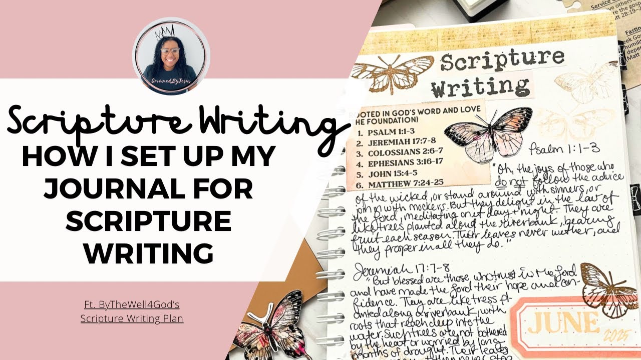 Sharing Some News and How I set up my journal for scripture writing