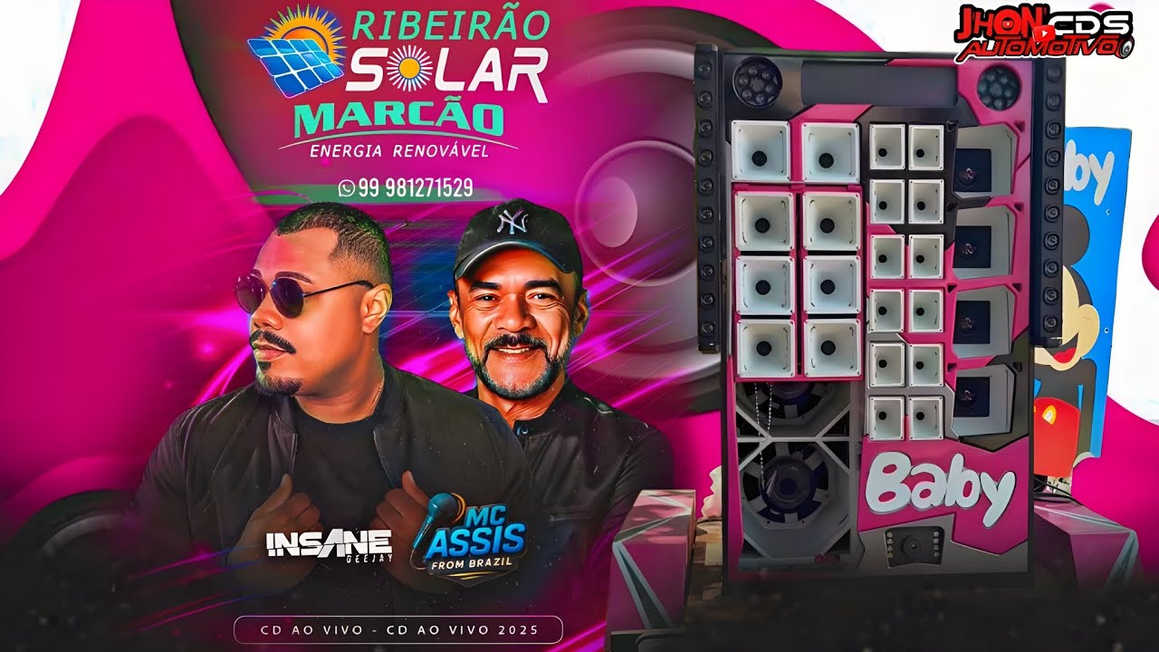 CD AO VIVO RIBEIRÃO SOLAR MARCÃO 2026 INSANE DJ E MC ASSIS FROM BRASIL 