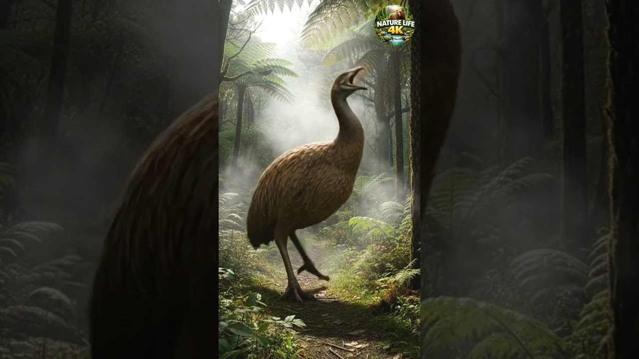 A Moa’s Daily Life 🦤 | Prehistoric Giant Bird | Nature Life 4K
