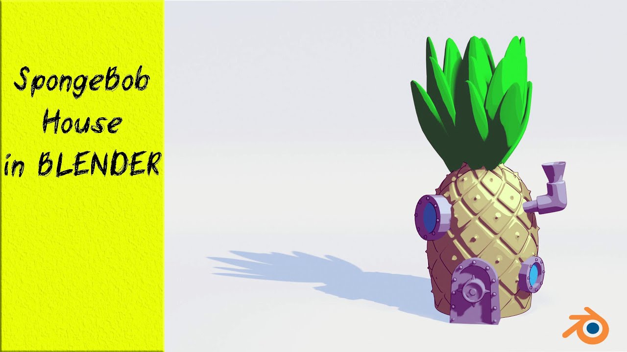 MAKE  SpongeBob House in blender