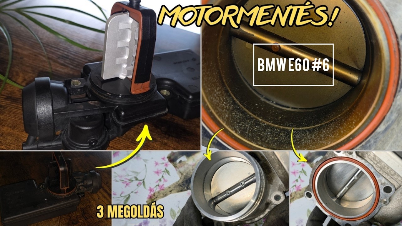 BMW E60 520i M54 Alapjárat Fix - DISA, Fojtószelep és ICV tisztítás
