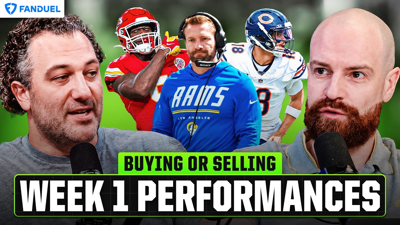 2026 NFL Week 1 Storylines: Buying or Selling? + Caleb Williams Week 1 PFF Grade