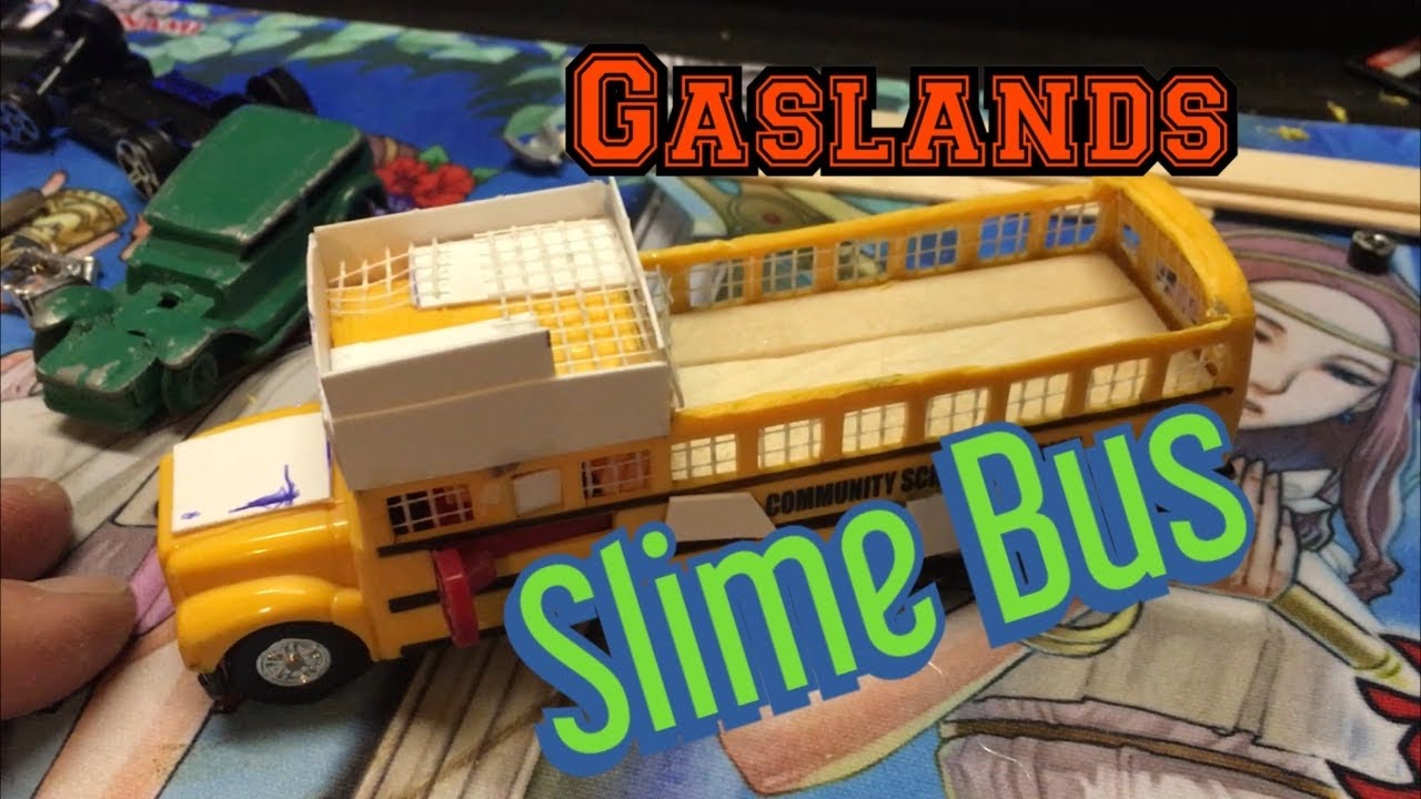 Gaslands: Commission - Slime War Bus Custom Mad Max Build Part 1