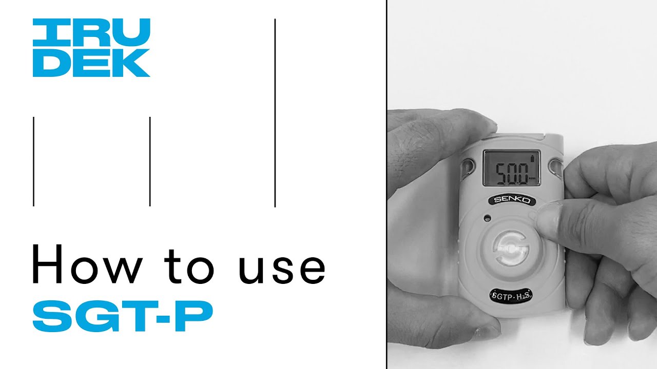 How to use gas detector device SGT-P Senko